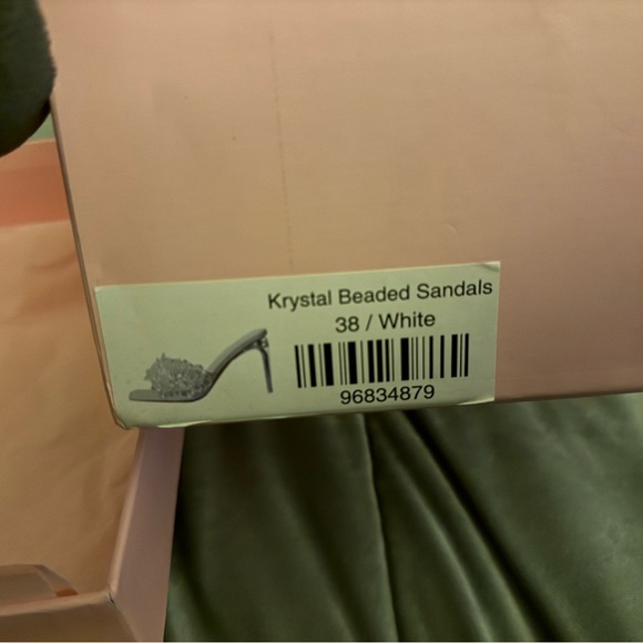 Hanifa Krystal Beaded Mule Sandals - Picture 4 of 5